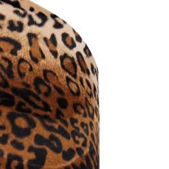 Velours lampenkap luipaard dessin 40/40/40 gouden binnenkant