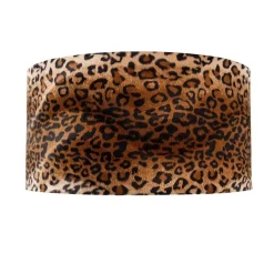 Velours lampenkap luipaard dessin 50/50/25 gouden binnenkant