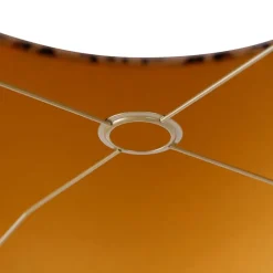 Velours lampenkap luipaard dessin 50/50/25 gouden binnenkant