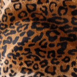 Velours lampenkap luipaard dessin 50/50/25 gouden binnenkant