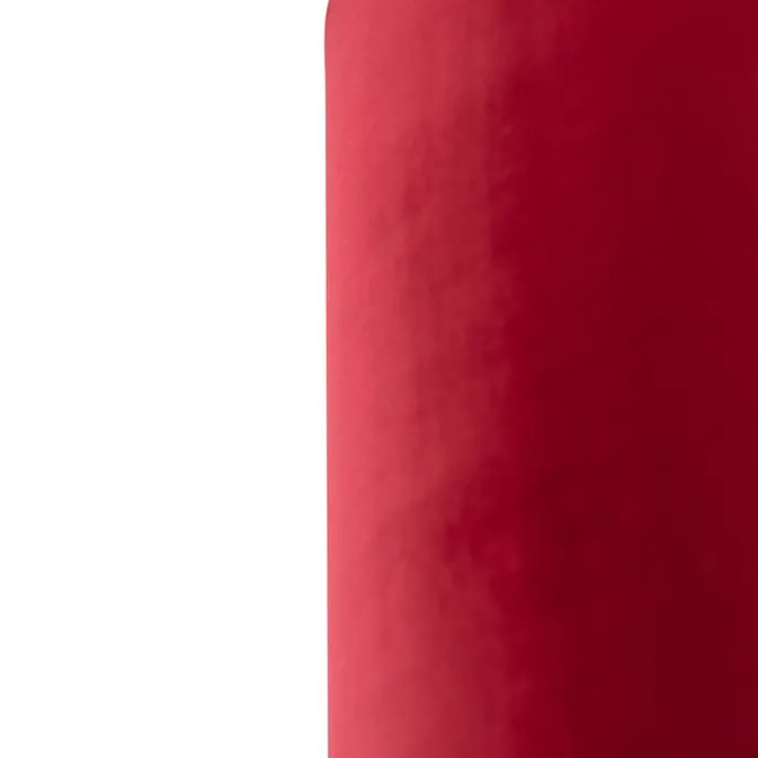 Velours lampenkap rood 40/40/40 met gouden binnenkant