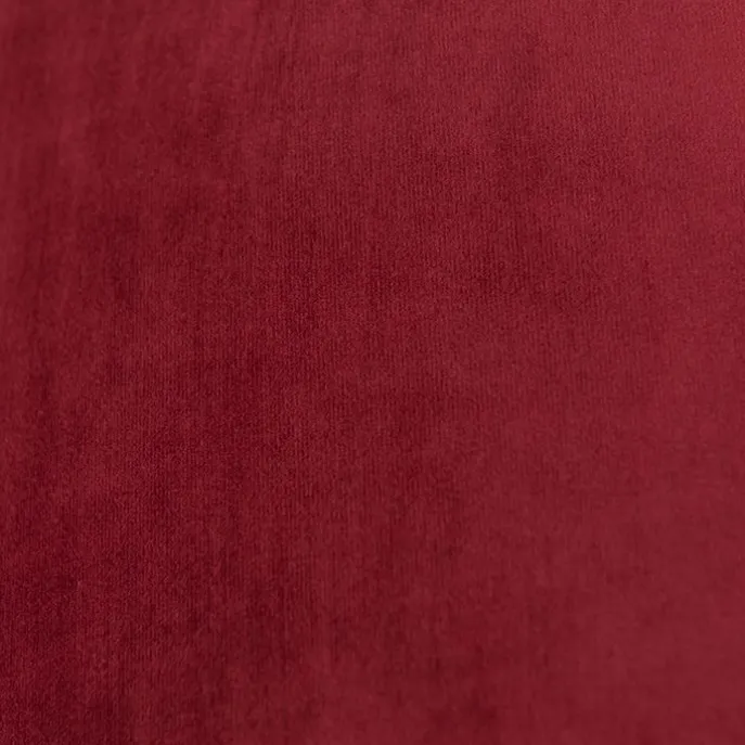 Velours lampenkap rood 35/35/20 met gouden binnenkant