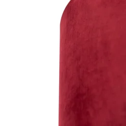 Velours lampenkap rood 25/25/25 met gouden binnenkant
