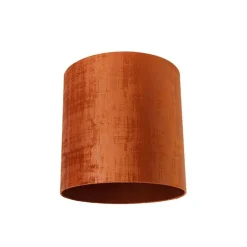 Velours lampenkap rood cilinder 40/40/40