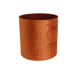 Velours lampenkap rood cilinder 40/40/40