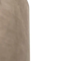 Velours lampenkap taupe 25/25/25 met gouden binnenkant