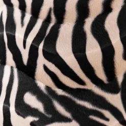 Velours lampenkap zebra dessin 40/40/40 gouden binnenkant