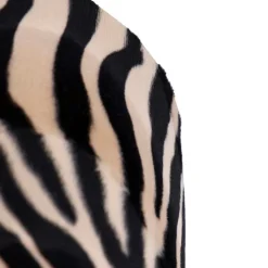 Velours lampenkap zebra dessin 35/35/20 gouden binnenkant