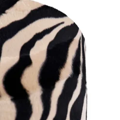 Velours lampenkap zebra dessin 25/25/25 gouden binnenkant