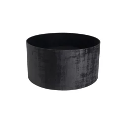 Velours lampenkap zwart 50/50/25