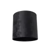 Velours lampenkap zwart cilinder 40/40/40