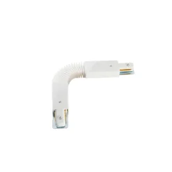 Verstelbaar koppelstuk voor 1-fase rail wit - Iconic