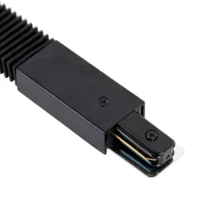 Verstelbaar koppelstuk voor 1-fase rail zwart - Iconic