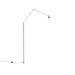 Verstelbare arm staal zonder voet voor vloerlamp - Editor