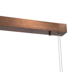 Verstelbare hanglamp donker brons incl. LED dimbaar - Lamba