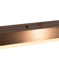 Verstelbare hanglamp donker brons incl. LED dimbaar - Lamba