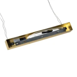 Verstelbare hanglamp goud incl LED - Lamba
