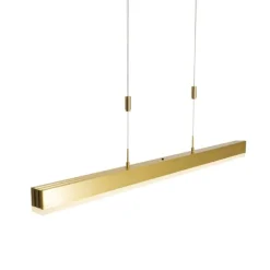 Verstelbare hanglamp goud incl LED - Lamba