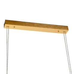 Verstelbare hanglamp messing dim to warm incl. LED - Juliet