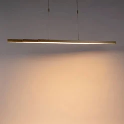 Verstelbare hanglamp messing dim to warm incl. LED - Juliet