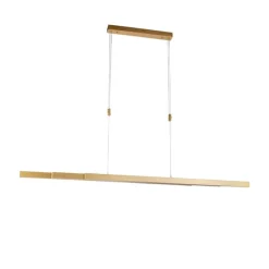 Verstelbare hanglamp messing dim to warm incl. LED - Juliet