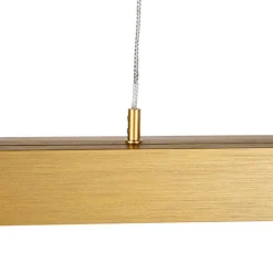 Verstelbare hanglamp messing dim to warm incl. LED - Juliet