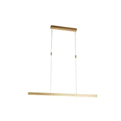 Verstelbare hanglamp messing dim to warm incl. LED - Juliet