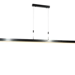 Verstelbare hanglamp zwart incl. LED dimbaar - Lamba