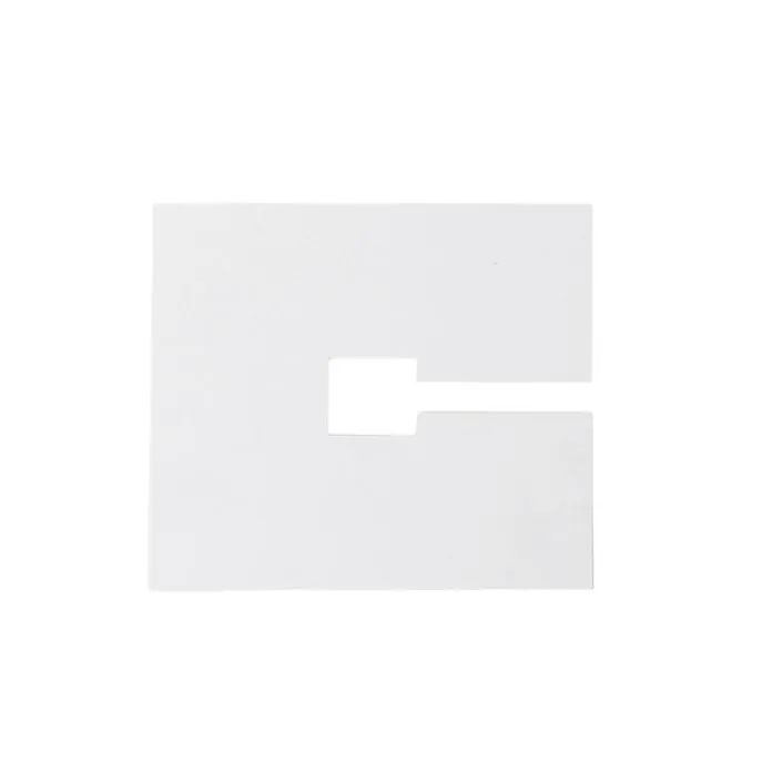 Vierkant afdekplaatje 10x10cm wit RAL 9016