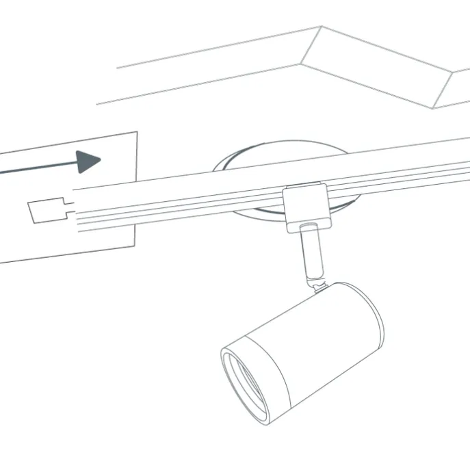 Vierkant afdekplaatje 10x10cm wit RAL 9016