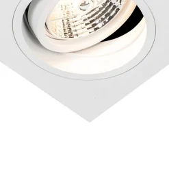 Vierkante inbouwspot wit verstelbaar - Chuck 70