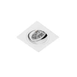 Vierkante inbouwspot wit verstelbaar - Chuck 70