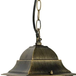 Vintage buiten hanglamp antiek goud - Antigua