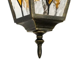 Vintage buiten hanglamp antiek goud - Antigua