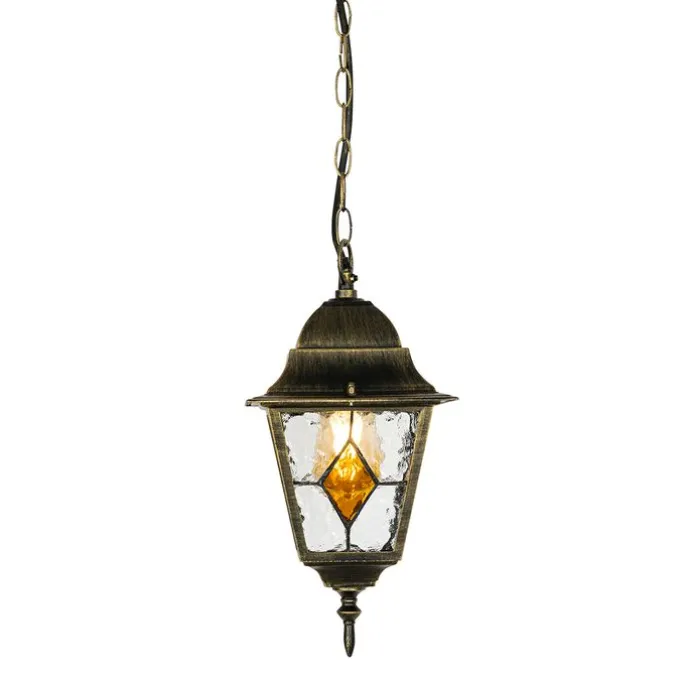 Vintage buiten hanglamp antiek goud - Antigua