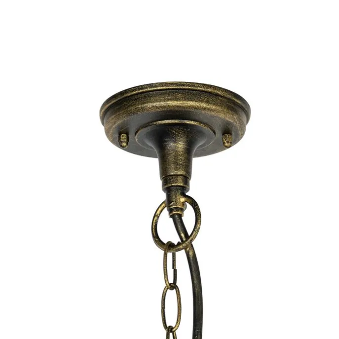 Vintage buiten hanglamp antiek goud - Antigua