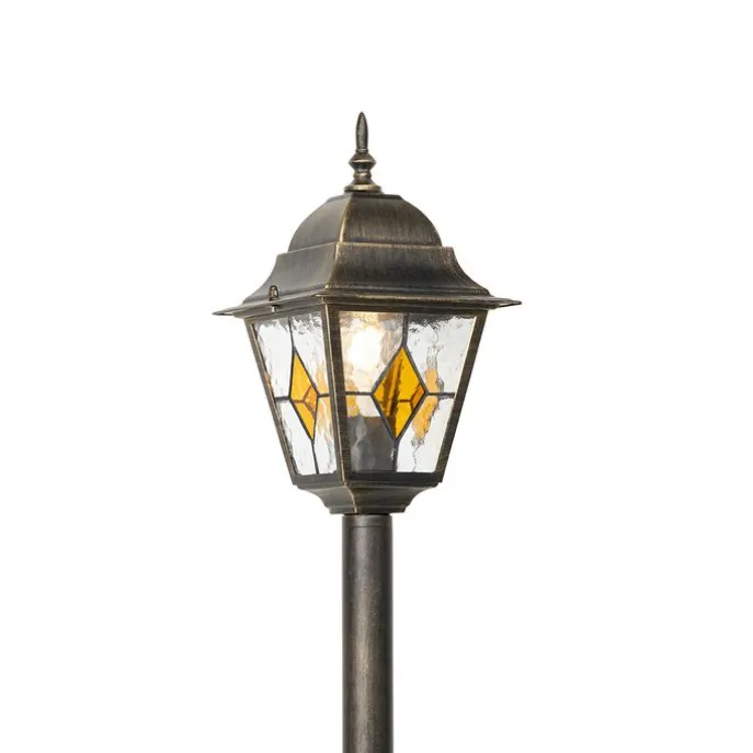 Vintage buiten lantaarn antiek goud 120 cm - Antigua