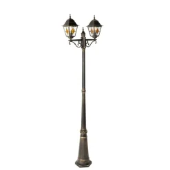 Vintage buiten lantaarn antiek goud 240 cm 2-lichts - Antigua