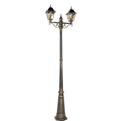 Vintage buiten lantaarn antiek goud 240 cm 2-lichts - Antigua