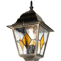 Vintage buiten lantaarn antiek goud 240 cm 2-lichts - Antigua