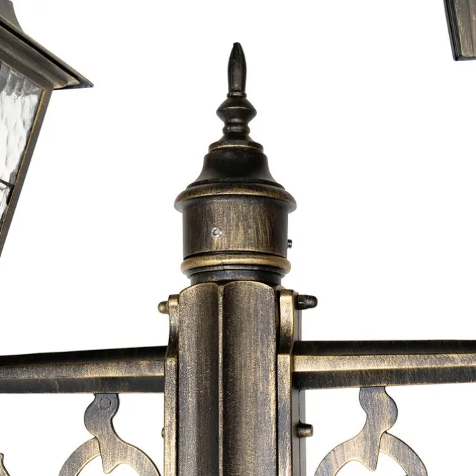 Vintage buiten lantaarn antiek goud 240 cm 2-lichts - Antigua