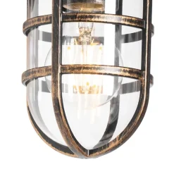 Vintage buiten wandlamp antiek goud IP54 - Joeri
