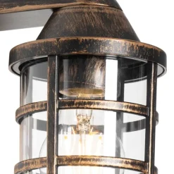 Vintage buiten wandlamp antiek goud IP54 - Joeri