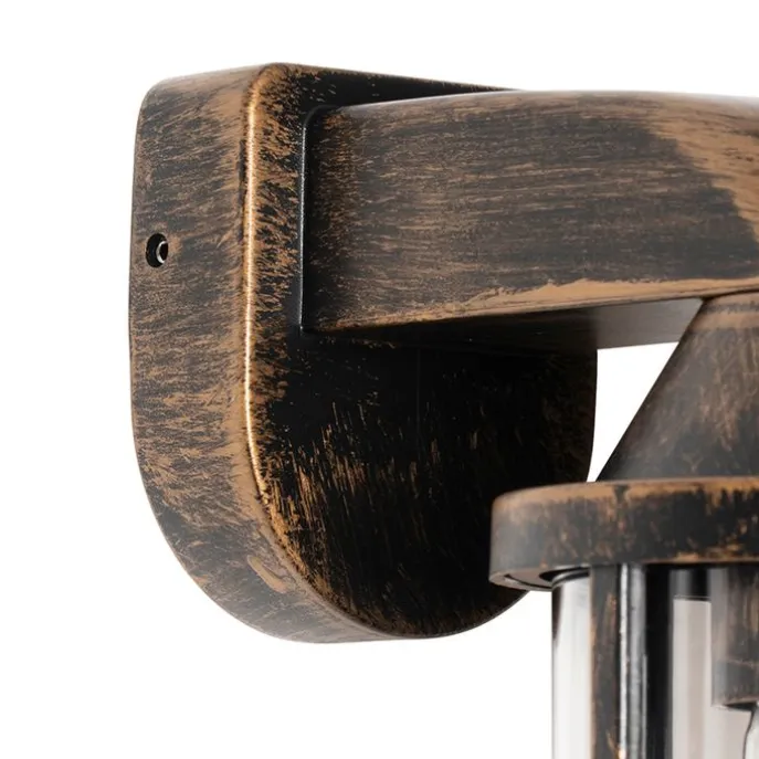 Vintage buiten wandlamp antiek goud IP54 - Joeri