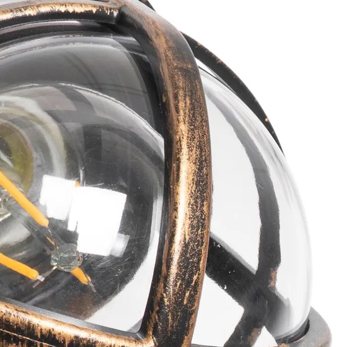 Vintage buiten wandlamp antiek goud IP54 - Joeri