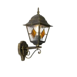 Vintage buiten wandlantaarn antiek goud - Antigua Up