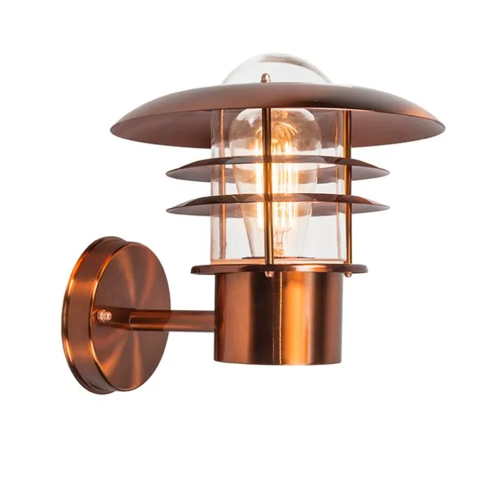 Vintage buitenwandlamp koper IP44 - Prato