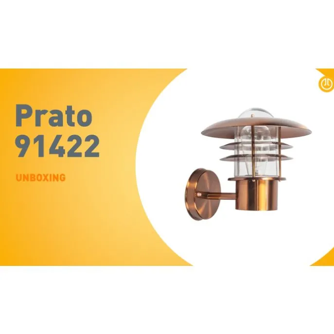 Vintage buitenwandlamp koper IP44 - Prato