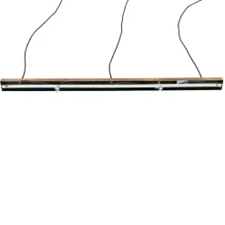 Vintage hanglamp antiek goud langwerpig 3-lichts - Linden