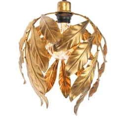 Vintage hanglamp antiek goud langwerpig 3-lichts - Linden